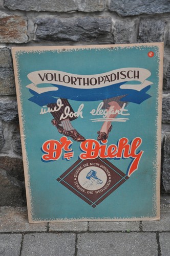 Altes reklameschild ddr 50er - altes,