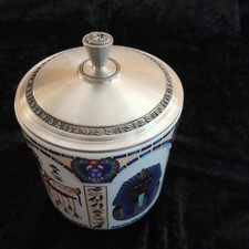 Seltmann Weiden*Porzellan Dose mit Zinndeckel*Edition 2001*Schmidt Lebkuchen*