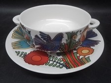 Villeroy & Boch Porzellan,Suppentasse mit Untertasse,Acapulco buntes Dekor