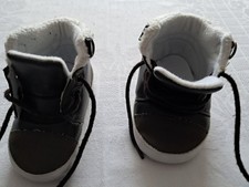 Babyschuhe -Kunstleder-Braun-