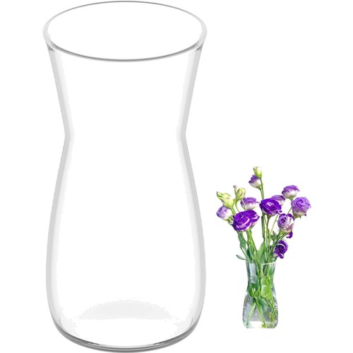 Elegante glasvase 20cm hoch - glasvase,