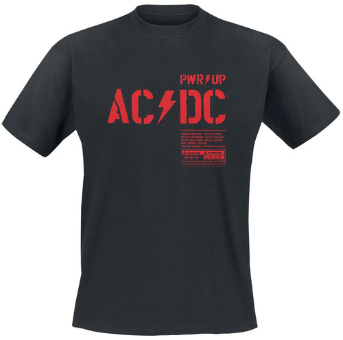 Acdc shirt herren pwr - t-shirt,