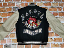 *DAKOTA VINTAGE COLLEGEJACKE*INDIANER WORLD FAMOUS AMERICAN SPIRIT*GR: L*TIP TOP