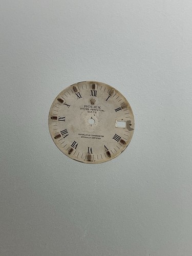 Rolex date dial beyeler signed - dial,