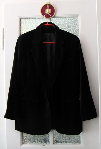 Deville vintage samtmantel - vintage,
