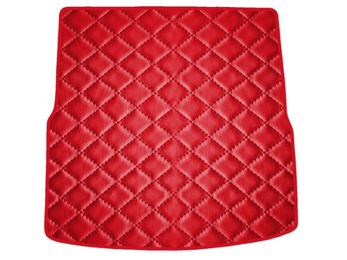 Rot gestepptes öko leder - rot,