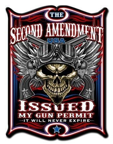 2nd amendment usa totenkopf - 2nd,