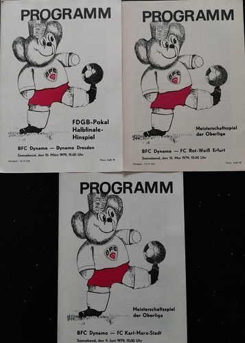 Fußballprogramme bfc dynamo - fußballprogramme,