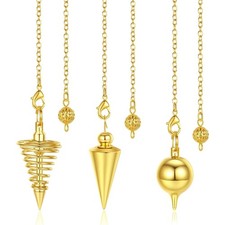 3er Set Kupfer Pendel Gold