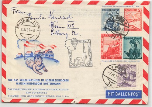 154447 österreich ballonpost - Österreich,