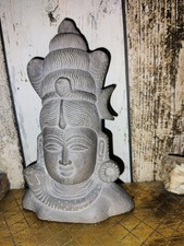 Shiva Statue Marmor grau