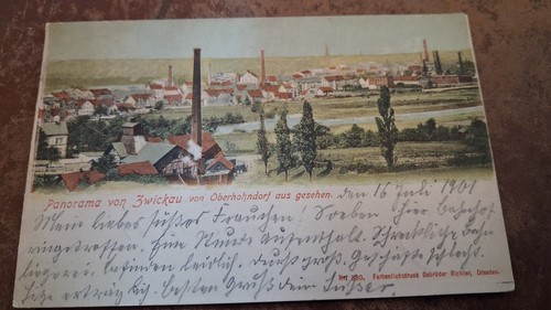 Panorama von zwickau - von,