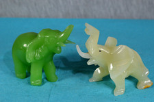ZWEI EDELSTEIN ELEFANTEN -
