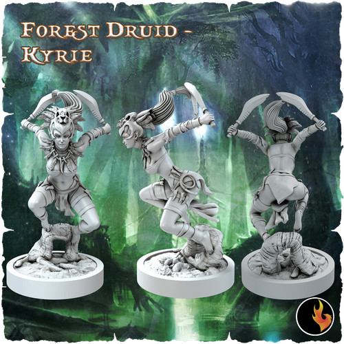 Waldelf druidin miniatur - waldelf,