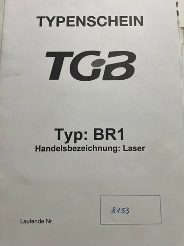 Tgb typ br1 - , typenschein