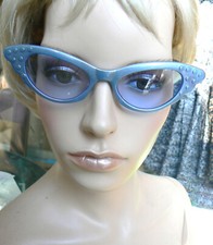 Rockabilly hellblau brille - rockabilly,