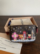Louis Vuitton Mini Pochette Accessoires limited Christmas edition LONDON v. good