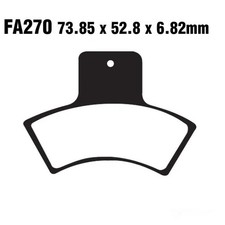 Bremsbelag Bremsbeläge EBC FA270TT hinten für Polaris Trail Boss 330 2003-2004
