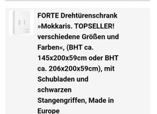 2 weiße schränkende