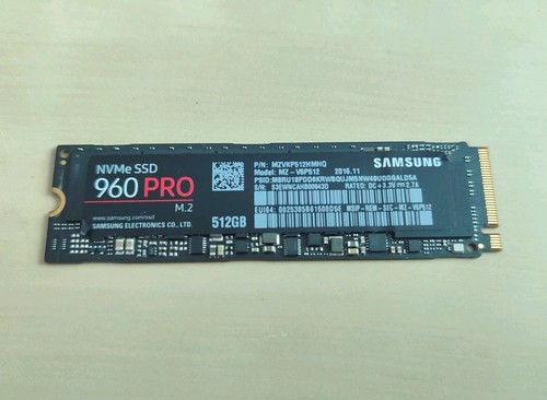 Samsung 960 pro nvme ssd - 960,