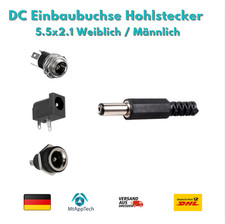 DC Einbaubuchse Hohlstecker