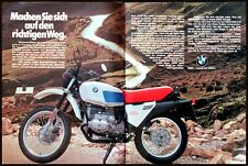 BMW Motorrad R 80 G/S Werbung 1981