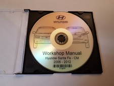 Werkstatthandbuch Hyundai Santa Fe CM 2006 - 2012 Reparaturanleitung englisch