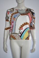 ETRO * zarter Shirt Bluse mehrfarbig aus Viskose  IT 42 DE 38