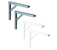 Klapp konsole wand - 2x, stahl
