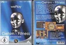 WePlay Gehirn-Fitness !! 20 Premium-Spiele für PC !! neuwertig !