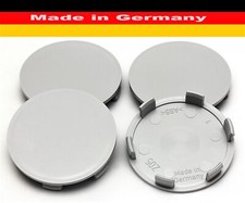 4 Stück Nabenkappen Felgendeckel 60 mm Brock, RC, Eta Beta, PLW Platin Z05 Grau 