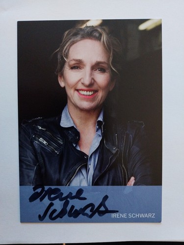Irene schwarz autogramm - schwarz,