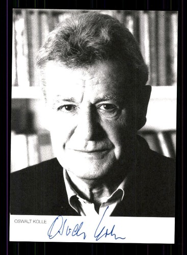 Oswalt kolle autogrammkarte - oswalt,