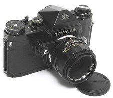 Topcon R black paint with 1.8/5.8cm Lens very RARE camera ca.1957