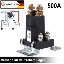 12V 500A Trennrelais Relais Anlasser Magnetschalter KFZ Startrelais Starter