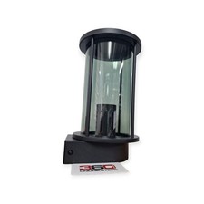 Außenwandleuchten, Wandleuchte aus Aluminium, mattschwarz, E27-Sockel