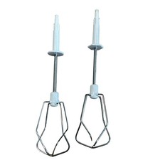 Ersatzteil 2 Rührbesen für Braun HM 3105 MultiMix3 Handmixer weiß