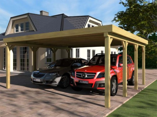 Carport flachdach kdi 600x500 - kdi,
