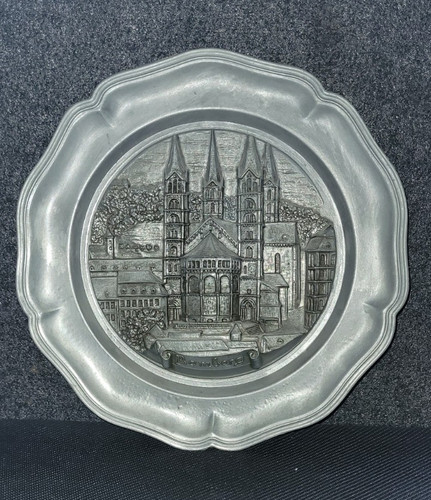 Zinnteller wandteller aus zinn - zinnteller,