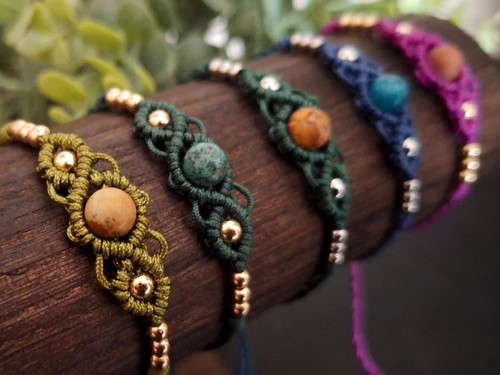 Makramee armband handgeknüpft - armband,