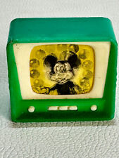 Micky Maus Walt Disney Mickey Mouse Vari-Vue Spitzer Fernseher grün 60er Jahre