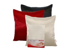 Kissenbezug ca.40x40cm Glanz Satin fein fließend für Haare und Haut Seiden-Optik