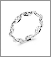 Ring Kaffee-Muster Aus