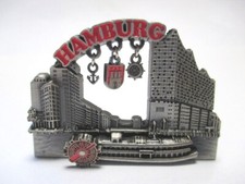 Hamburg Metall Magnet Charms