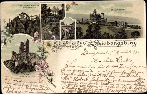 Litho königswinter rhein - litho, am