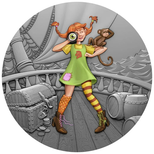 Silbermünze monkey girl - silbermünze,