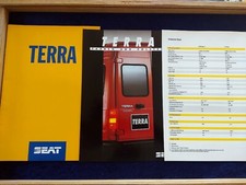 Seat Terra Prospekt 04.1993 + technische Daten + Farben und Polster