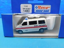 E12 Roco 1:87 H0 1480 VW T4 Bus Baby-Notarzt OVP TOP