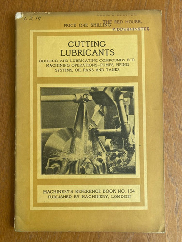 Cutting lubricants machinery - cutting,