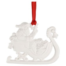 Weihnachtsmann im Schlitten